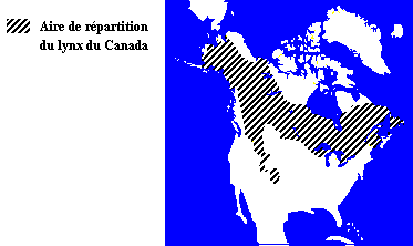 La répartition du lynx du Canada