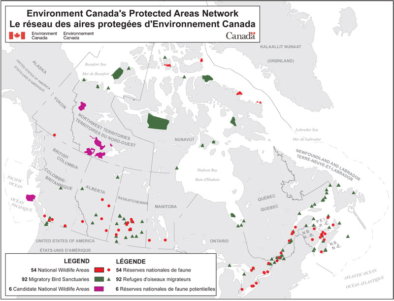 Environment Canada's Protected Areas Network